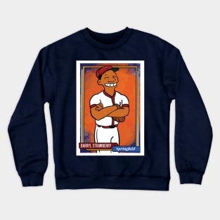 Darryl Strawberry Springfield Homer at the Bat Inspired Simpsons Crewneck Sweatshirt